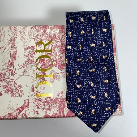 CHRISTIAN DIOR Silk Tie - Picture 1 of 4